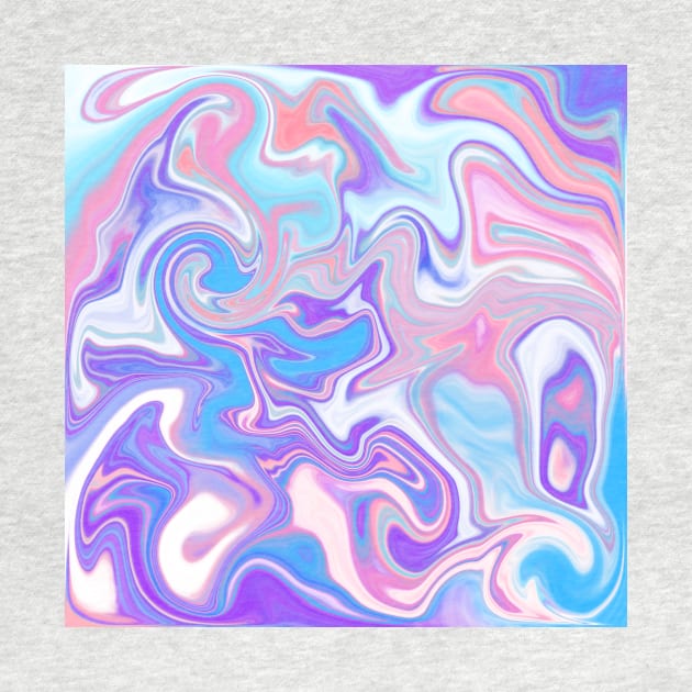 Soft Feminine Paint Pour Pattern by Art by Deborah Camp